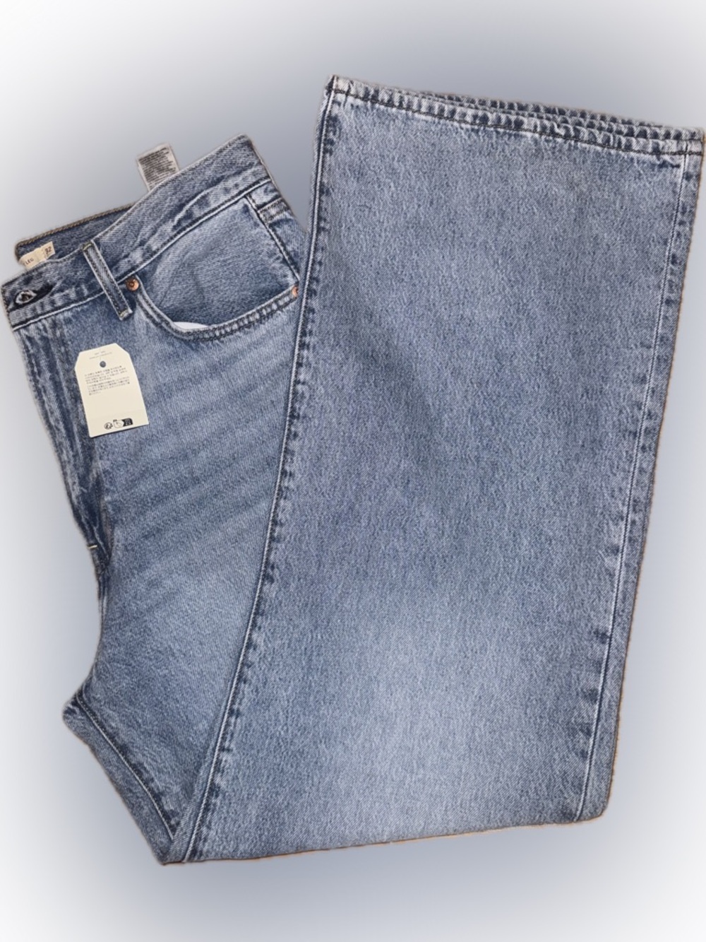 Levi's Ribcage High Waist Wide Leg Jeans NWT 32X32 - Picture 4 of 10